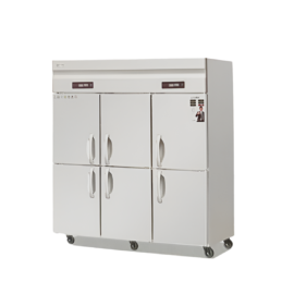 Deluxe six-door freezer